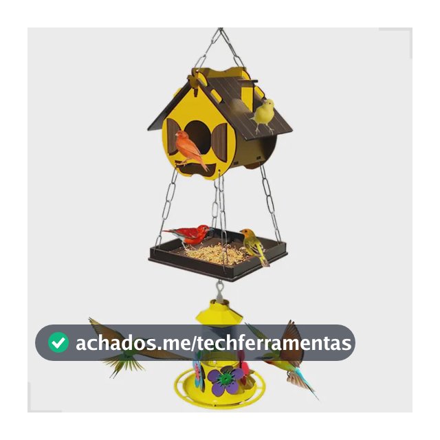 Alimentador Comedouro Tratador Casinha De Passarinho