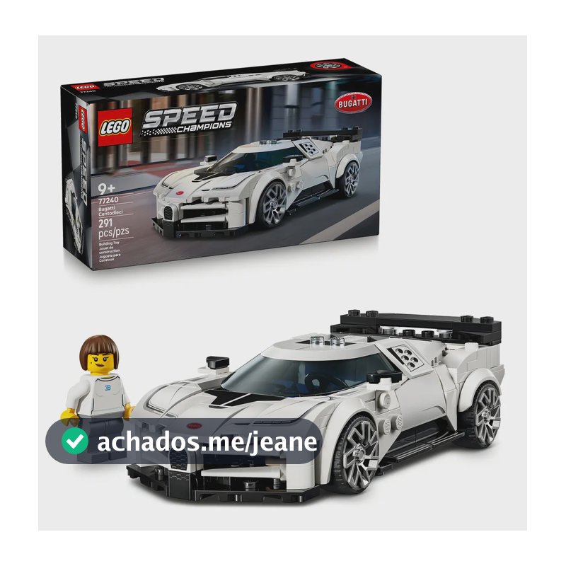 Carro hiperesportivo Lego Speed Champions Bugatti Centodieci 77240