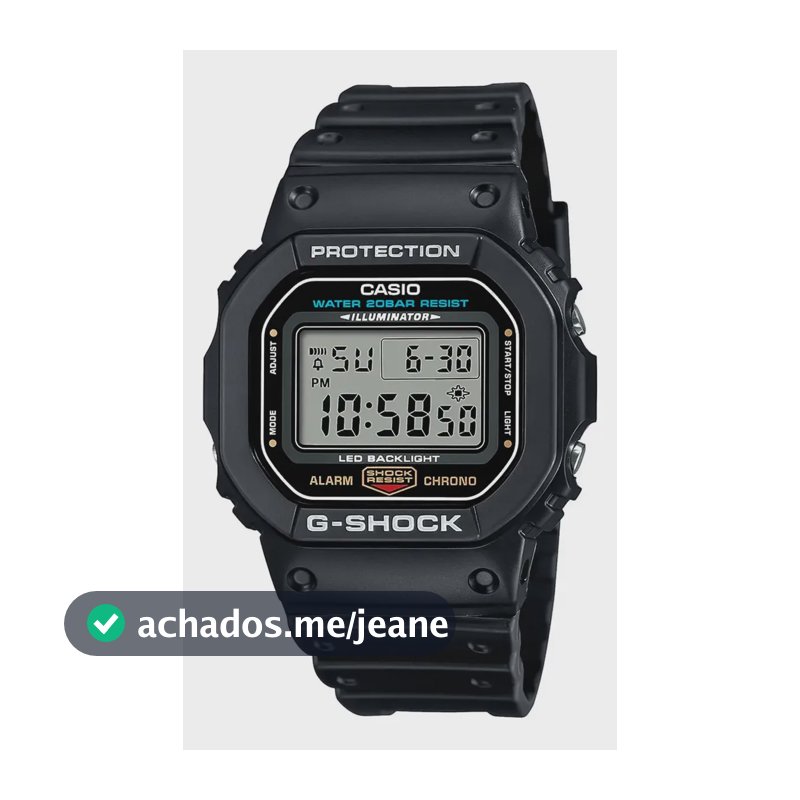 Relógio Casio G-shock Dw-5600ue-1dr Preto