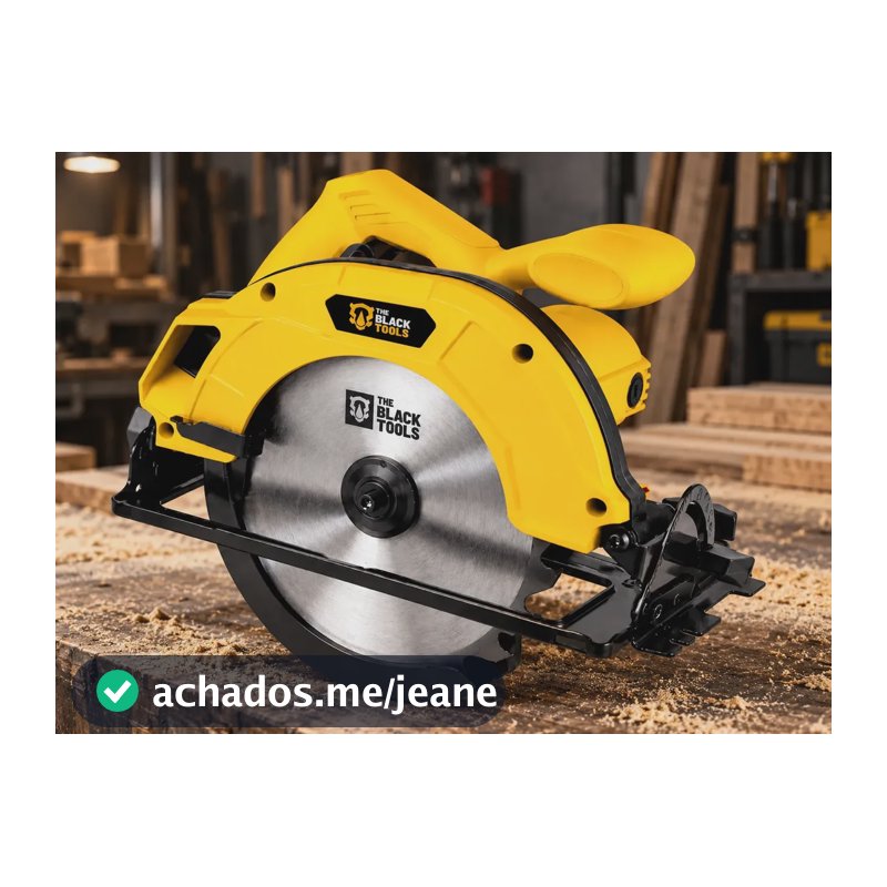 Serra Circular 7.1/4 Para Madeira 1100w 220v Profissional  Amarelo 220v 50/60hz