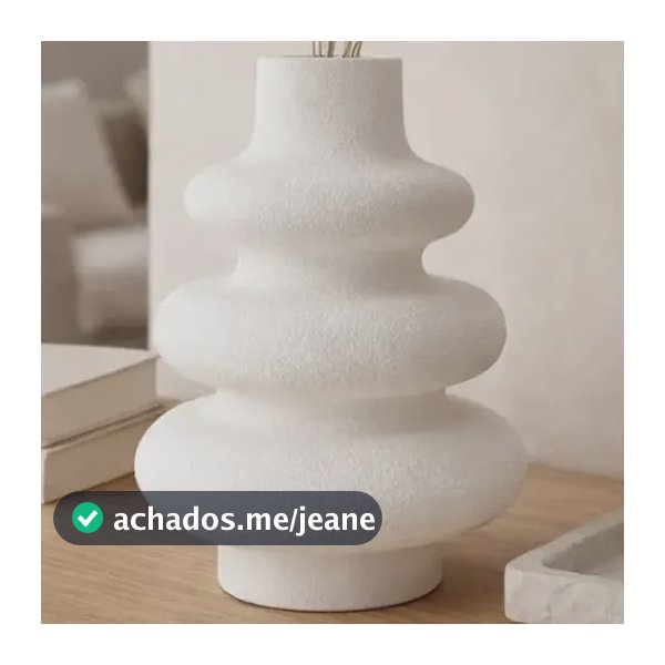 Vaso Decorativo Branco Sala Pequena