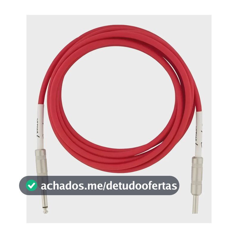 Cabo Para Instrumento Fender 4.5m Fiesta Red 0990515010