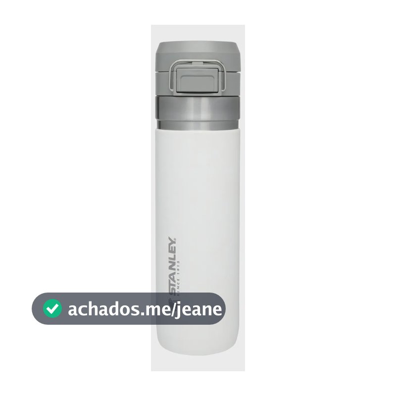 Garrafa Térmica Quick Flip Stanley 710ml Go Bottle Branco Cor Polar