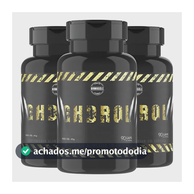 3 Gh Drol - Ghmuscle Sem Sabor