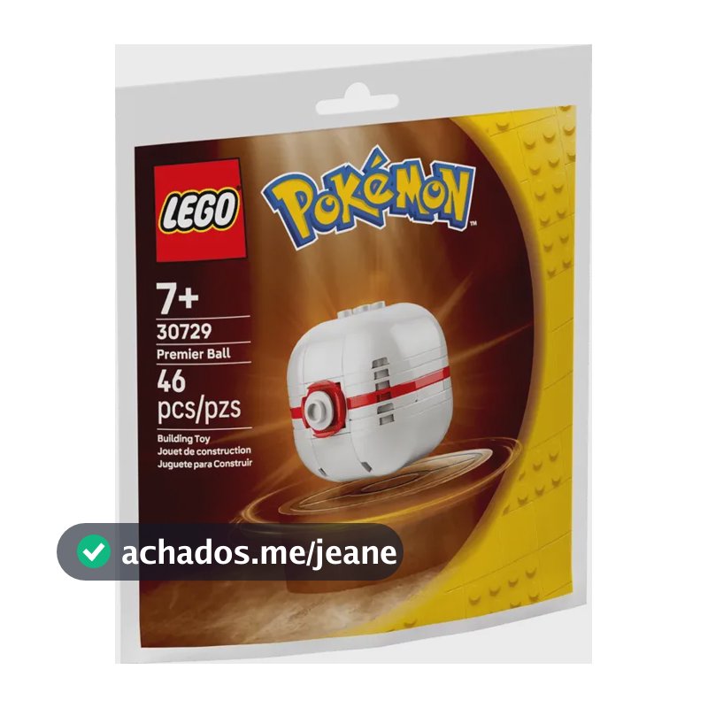 Lego Pokémon Premier Ball 30729 - 46 Peças 46 Premier Ball