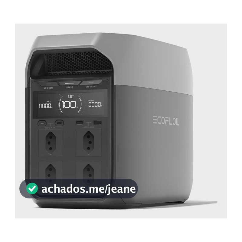Ecoflow Delta 3 Estação De Energia Portátil 1800w 220v