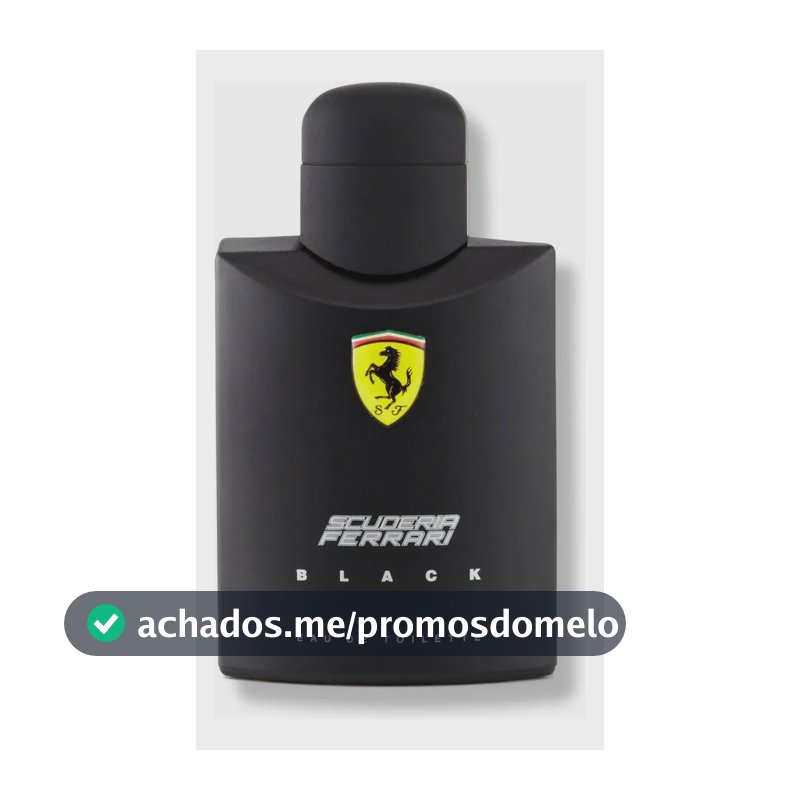 Perfume Ferrari Black Masculino Edt - 125ml