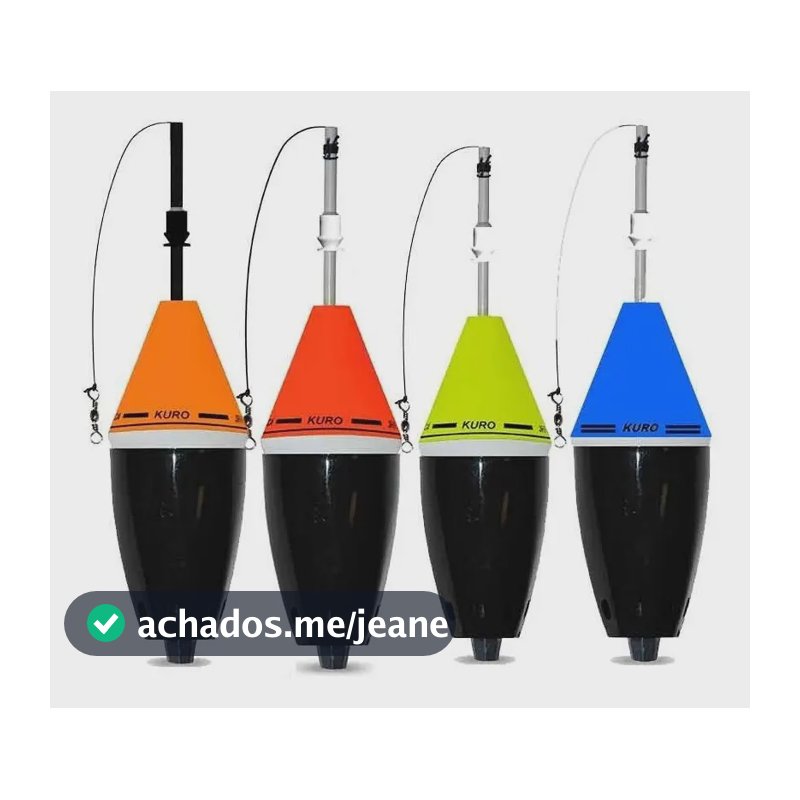 Kit 4 Boias Cevadeira Kuro 52g Pesqueiro Jr Pesca Sortidas