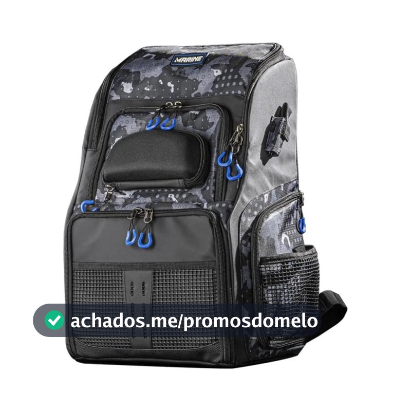 Mochila De Pesca Marine M-mp20c Com 4 Caixas