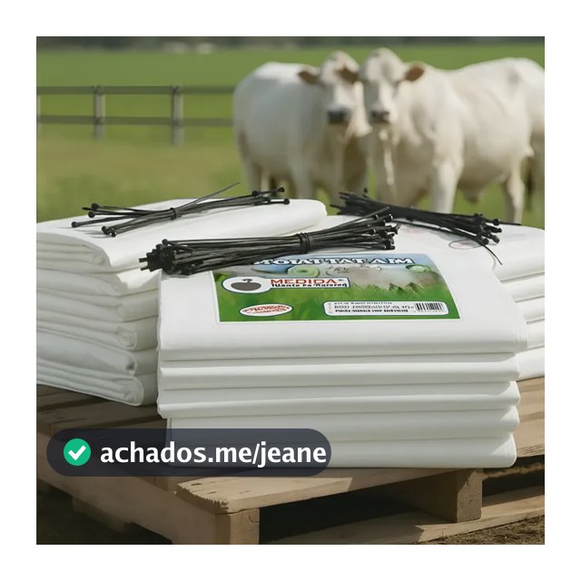 Sacos Para Silagem 52x110 Com 200 Micras + Abraçadeiras
