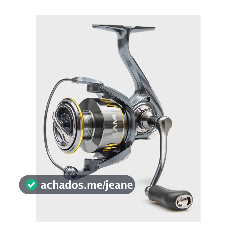 Molinete De Pesca Kami 7 Rolamentos - Daiyama 1000 Prateado Direito/esquerdo