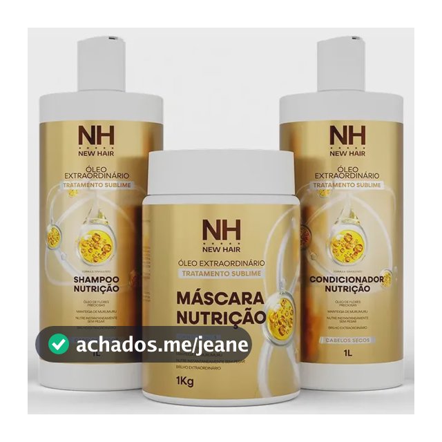 Kit Óleo Extraordinário Tratamento Sublime Profissional - Nh