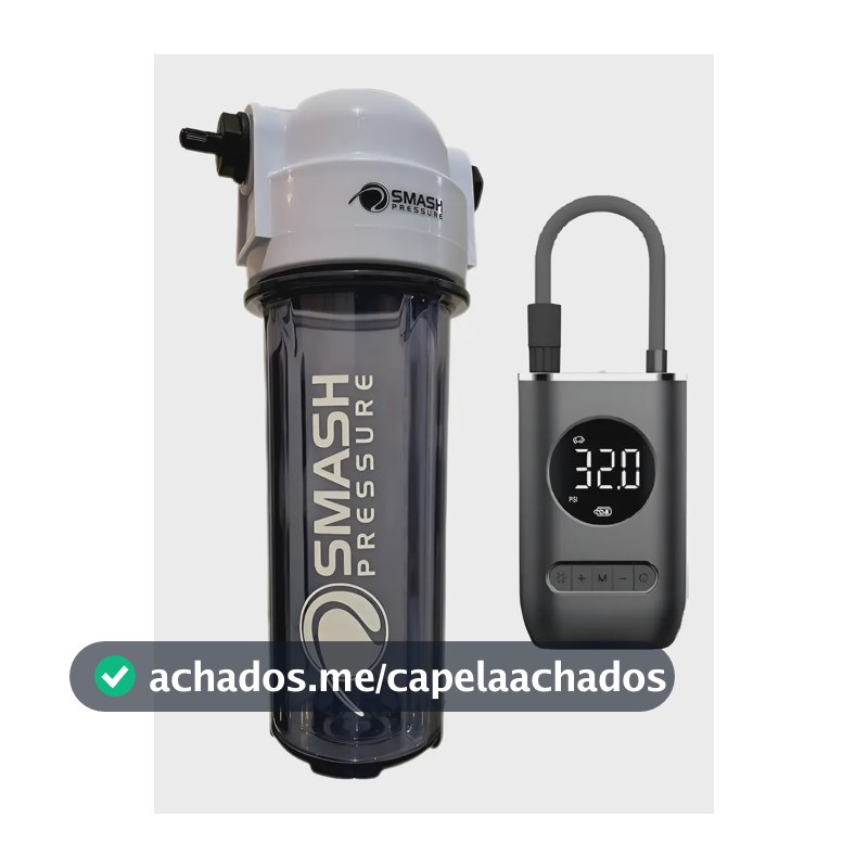 Pressurizador Bolas Tênis Padel Bomba Elétrica Recarregável Cinza-escuro