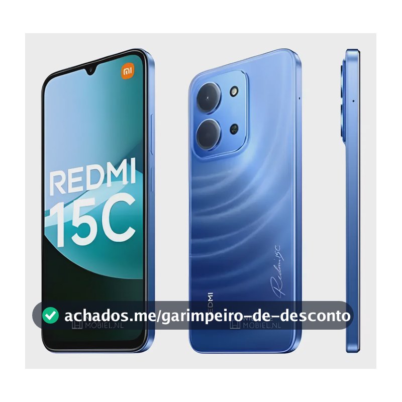 Celular Xiaomi Redmi 15c 128gb 8gb Ram Dual Sim Azul Azul