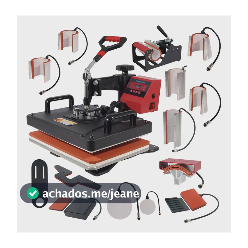 Mecolour Prensa Térmica 15 Em 1 Canecas Boné Caneta Rótulo Sapato Vermelho 127v