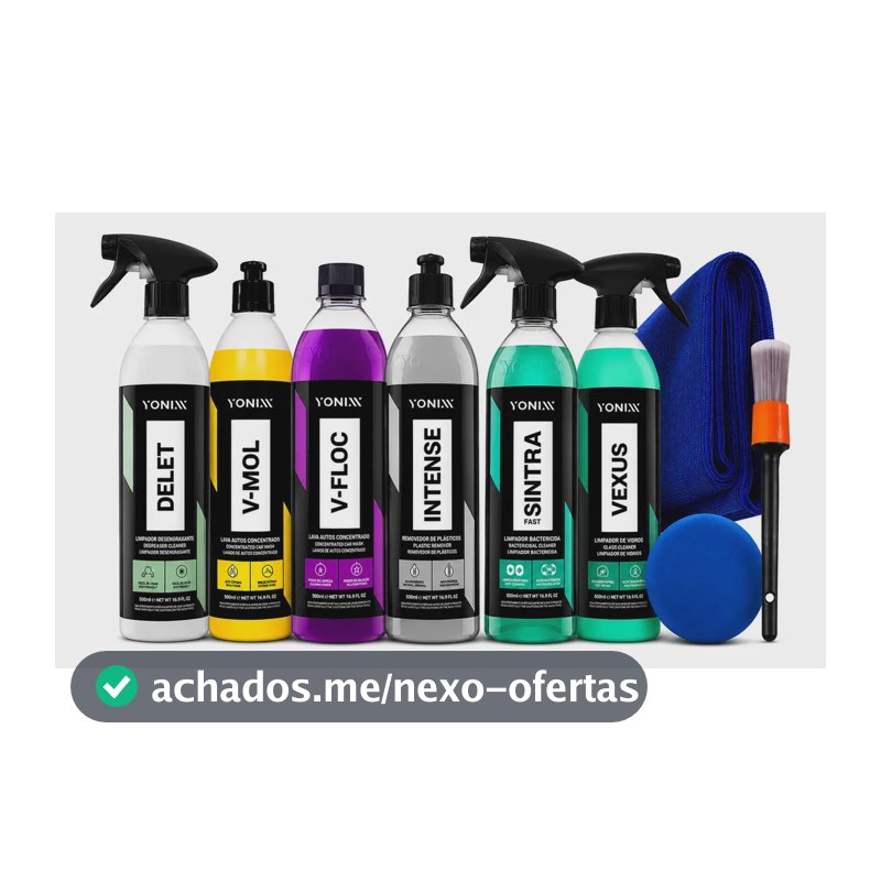 Kit V-mol Delet Vexus Shampoo V-floc Intense Sintra Vonixx