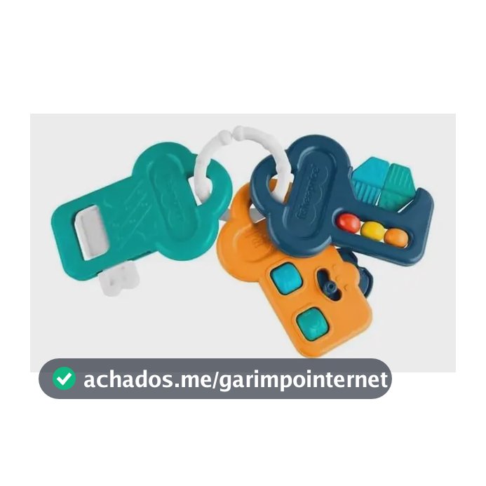 Brinquedo com 3 Chaves de Atividades e Anel Mordedor JFM73 Colorido Fisher-Price Mattel