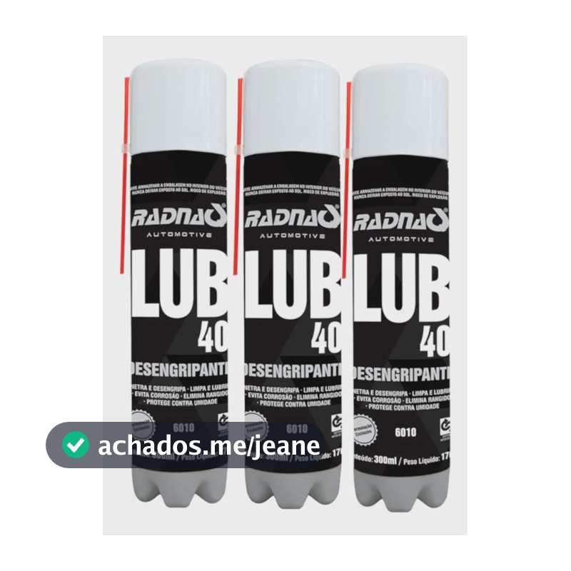 Oleo Desengripante Lubrificante Spray Caixa 3 Un