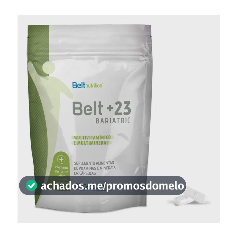 Belt +23 caps: multivitamínico para bariátricos Belt Nutrition em comprimidos Sem sabor de 90 un