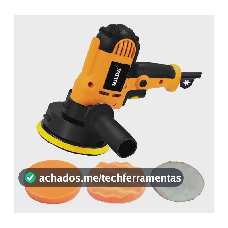 Politriz Polidora Automotiva Lixadeira 5 Polegadas (125 mm) Hilda Rosca M14