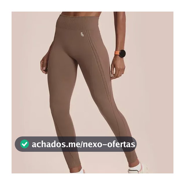 Calça Legging Lupo Fitness Não Fica Transparente Compressão Castanho P