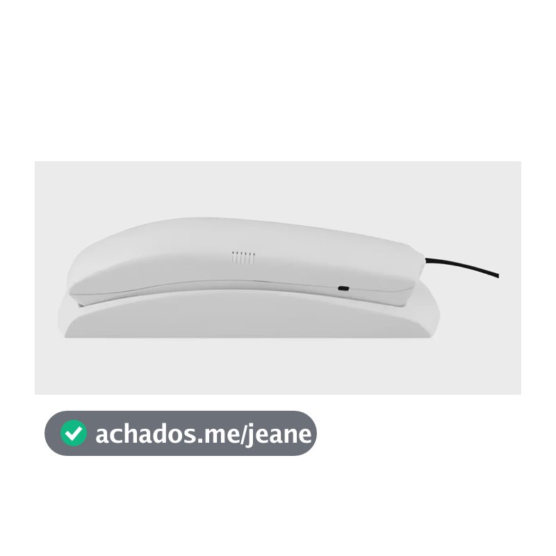 Telefone Gôndola Com Fio Intelbras Tc 20 Cinza