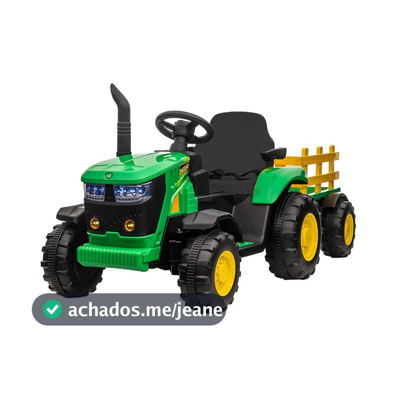 Trator Elétrico Infantil com Controle Remoto 12v Zippy Toys