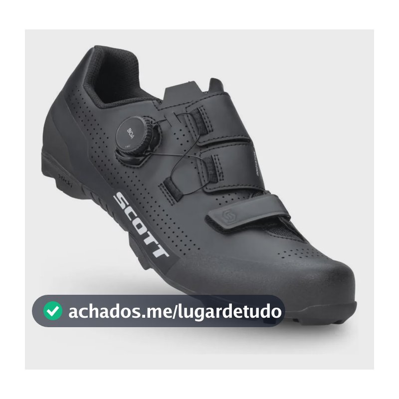 Sapatilha De Ciclismo Scott Mtb Team Boa Original Preto 42