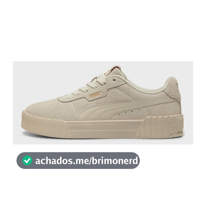 Tênis Feminino Carina 3.0 Casual Classico Original Puma Off-white Liso 38