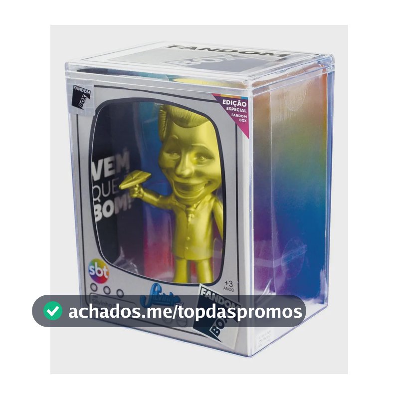 Silvio Santos Dourado Fandom Líder Brinquedos