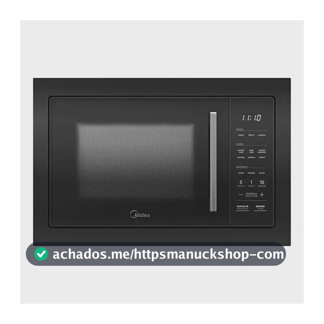 Micro-ondas De Embutir 35l Touch Preto Midea 110v