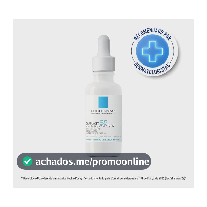 Cicaplast B5 Sérum 30ml La Roche posay Momento de aplicação Dia Noite Tipo de pele Todo tipo de pele