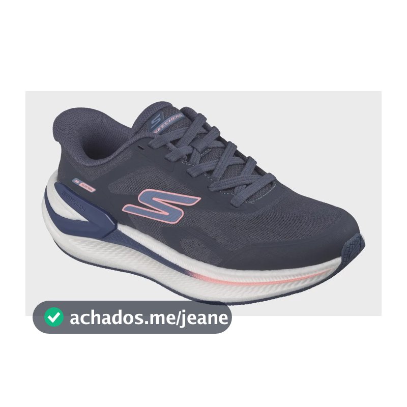 Tênis Skechers De Corrida Consistent Pro Slip Ins Fem Azul Azul Escuro Lisa 35 Br