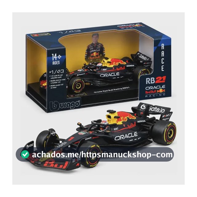 F1 Red Bull Rb21 Max Verstappen 2025 1:43 Acrilico E Piloto