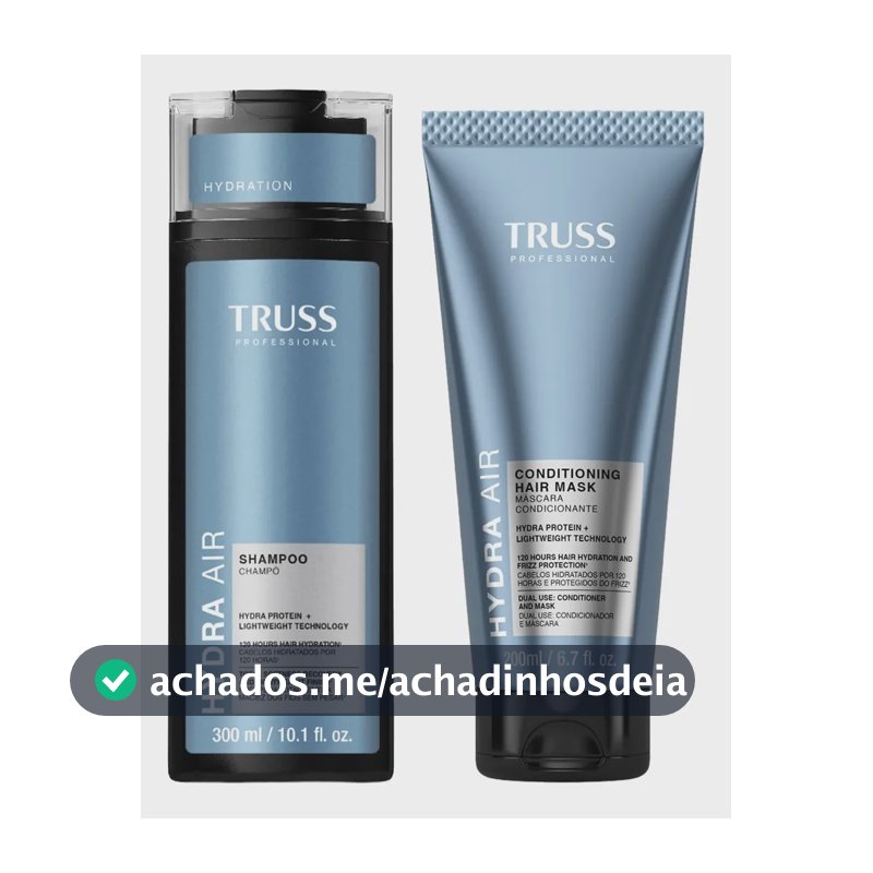 Kit Truss Hydra Air - Shampoo 300ml + Condmask Máscara Condi