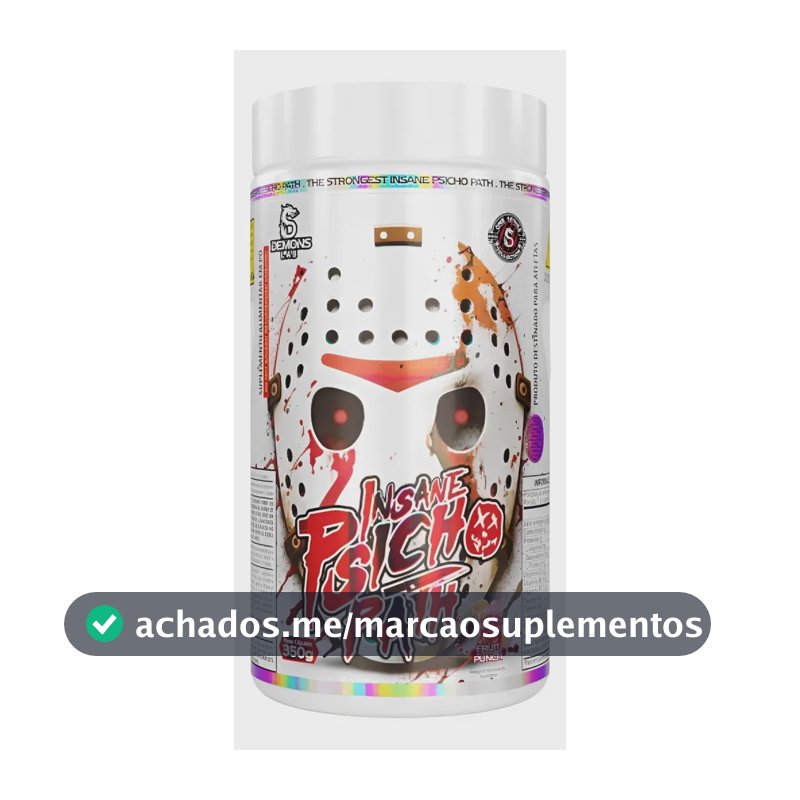 Insane Psicho Path C/350g - Demons Lab Sabor Fruit Punch
