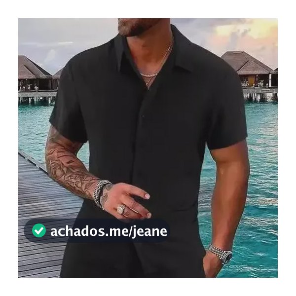 Qconjunto De Praia De Camisa E Short Para Homem Casual F1