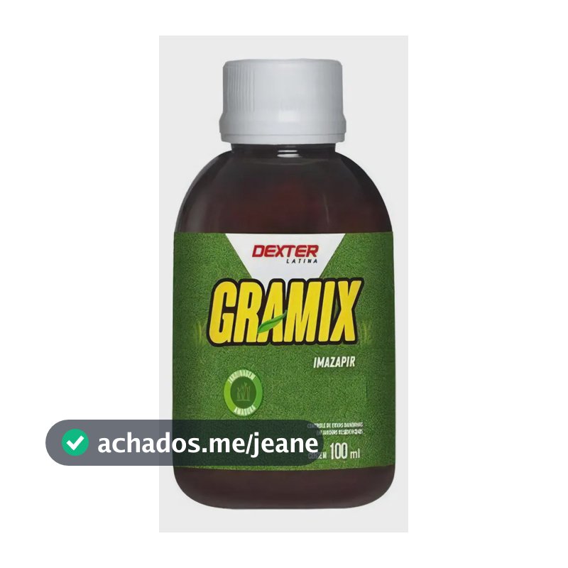 Herbicida Dexter Latina Gramix 100ml Para Matar Ervas Daninhas Sem Afetar A Grama