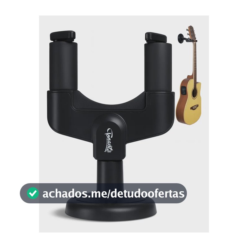 Suporte Gancho Parede Ajustável Universal Com Trava Viola Violão Guitarra Baixo Cavaco Ukulele Bandolim Arca7