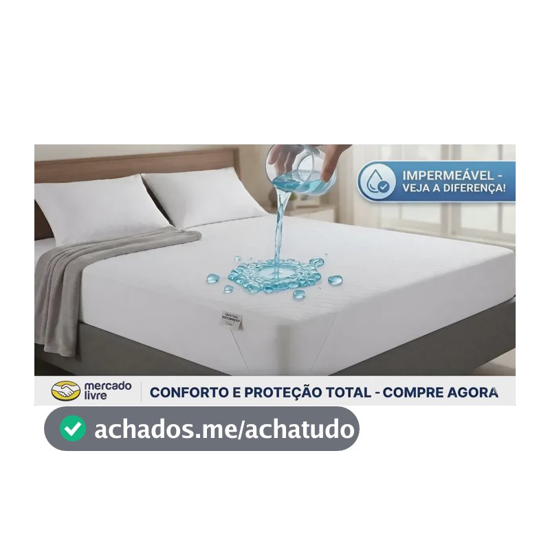 Protetor De Colchão Queen Impermeável Comfort Malha Temima