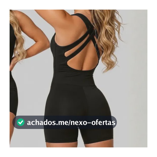 Macaquinho Academia Fitness De Poliamida Zero Transparência