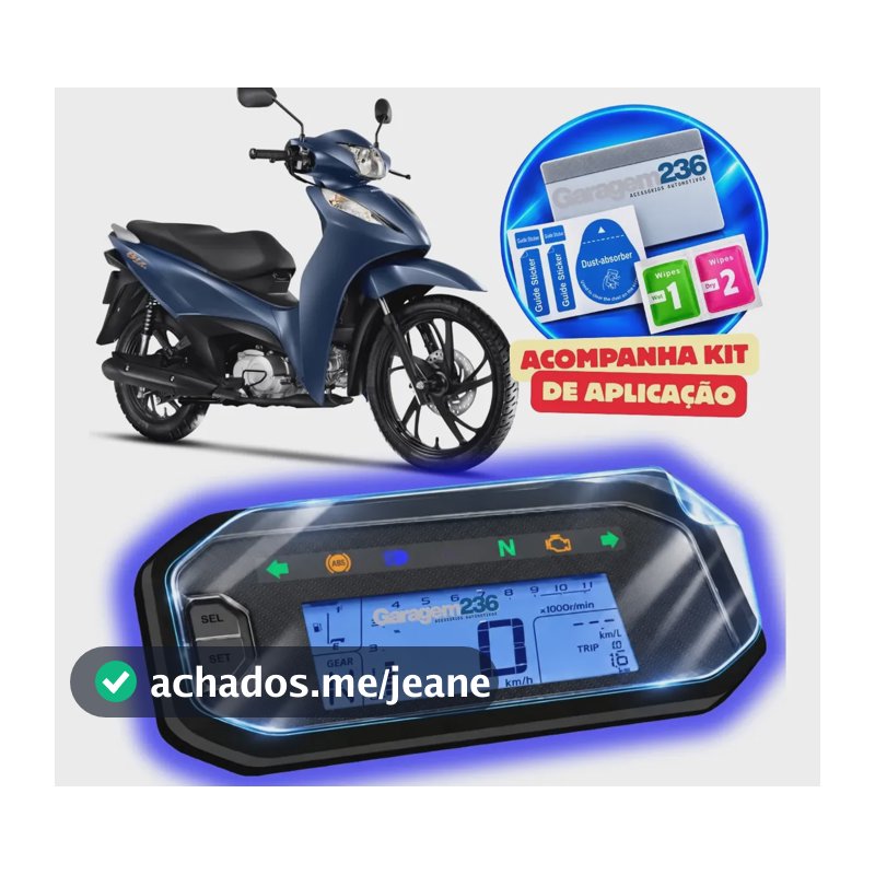 Pelicula Protetora Painel Honda Biz 125 2025 2026 Anti Risco