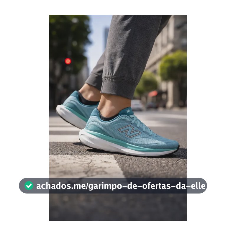 Tênis New Balance 1080v15 Corrida Running Verde/água Liso 41 Br