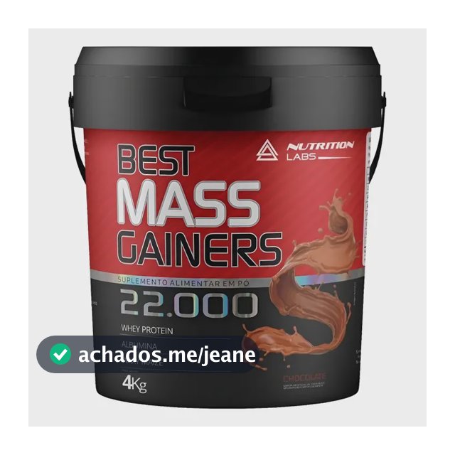 Best Mass Gainers 4Kg Hipercalórico Nutrition Labs Chocolate Whey Albumina