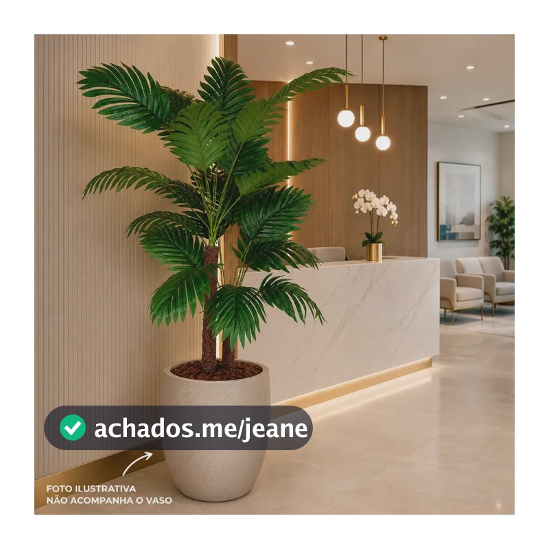 Planta Artificial Palmeira Árvore Toque Real Decoração Árvore Palmeira