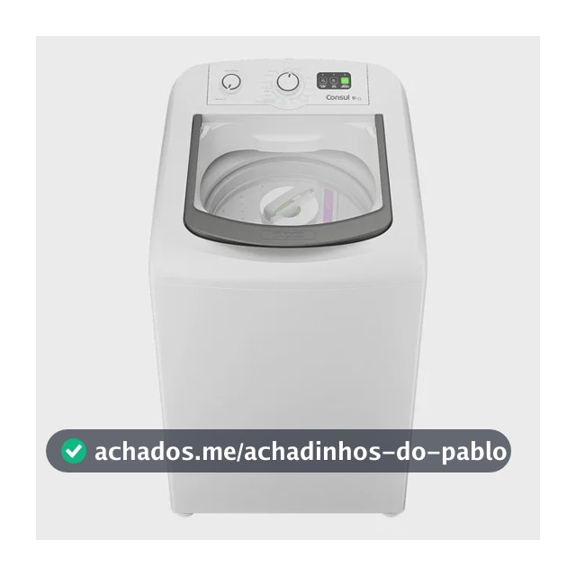 Máquina De Lavar Consul 9kg Branca Com Dosagem Econômica - C 110v Branco