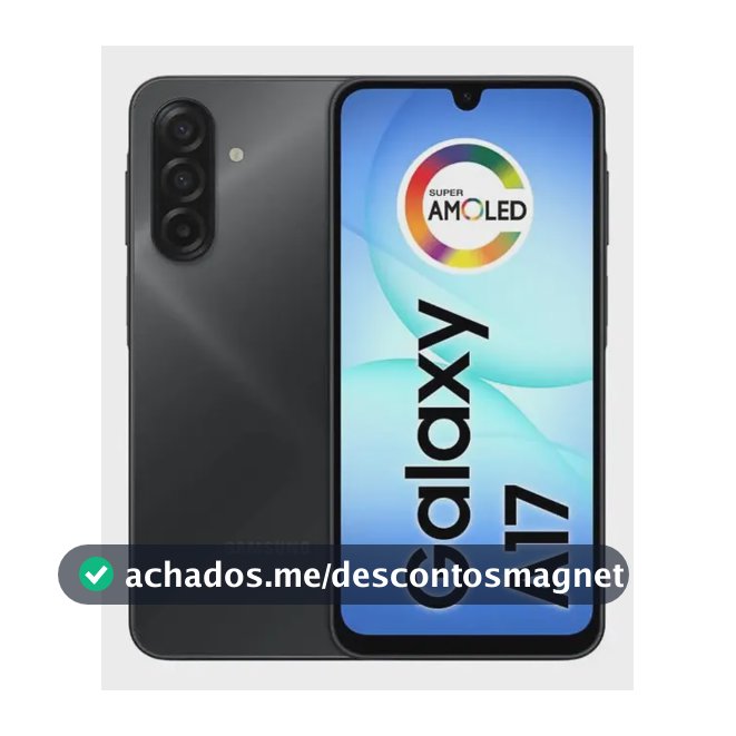 Celular Samsung Galaxy A17 Com Ia, 256gb, 8gb Ram, Câm De 50mp, Tela De 6.7 , Nfc, Ip54 - Preto 4G