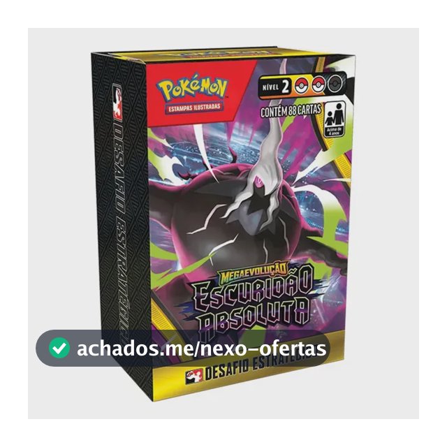 Pokémon Deck Desafio Estratégico Escuridão Absoluta 88 Cart