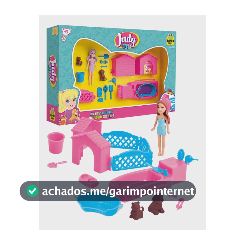 Brinquedo Infantil Boneca Judy E Pets Para Banho Samba Toys