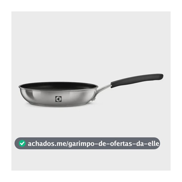 Electrolux Frigideira Aço Inox Antiaderente Design 20cm Cor Prateada